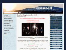 Tablet Screenshot of nerskogen.net